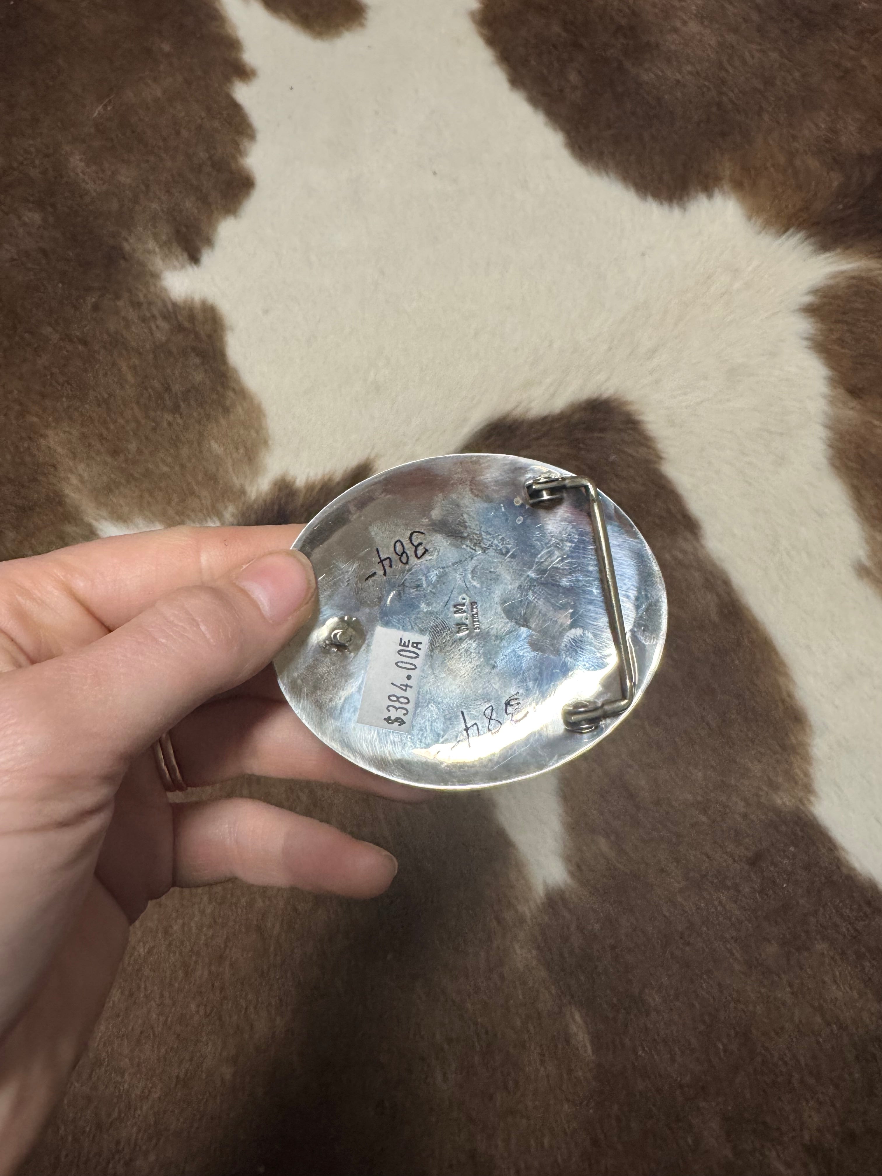 Silver Turquoise Buckle