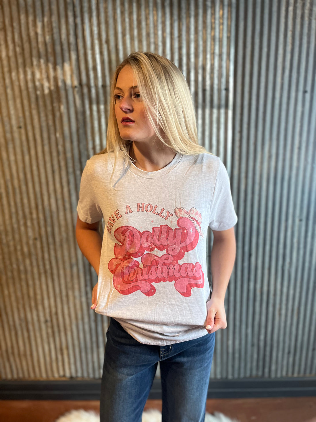 Holly Dolly Christmas Tee