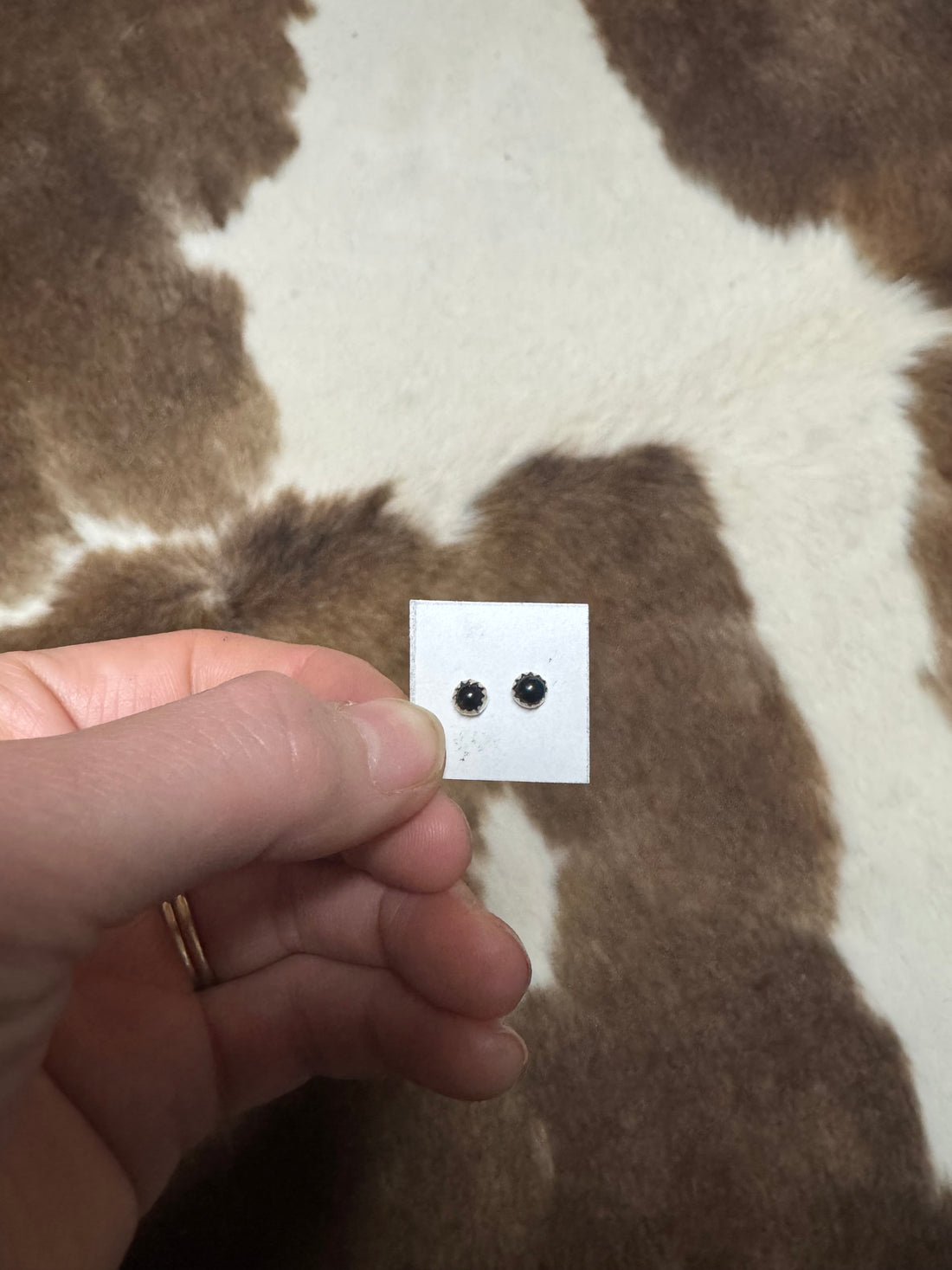 One Stone Stud Earrings