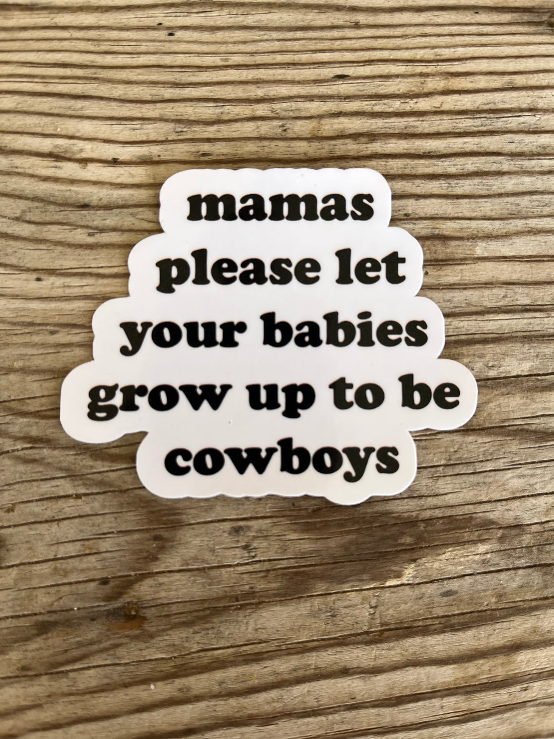 Mamas Please Sticker