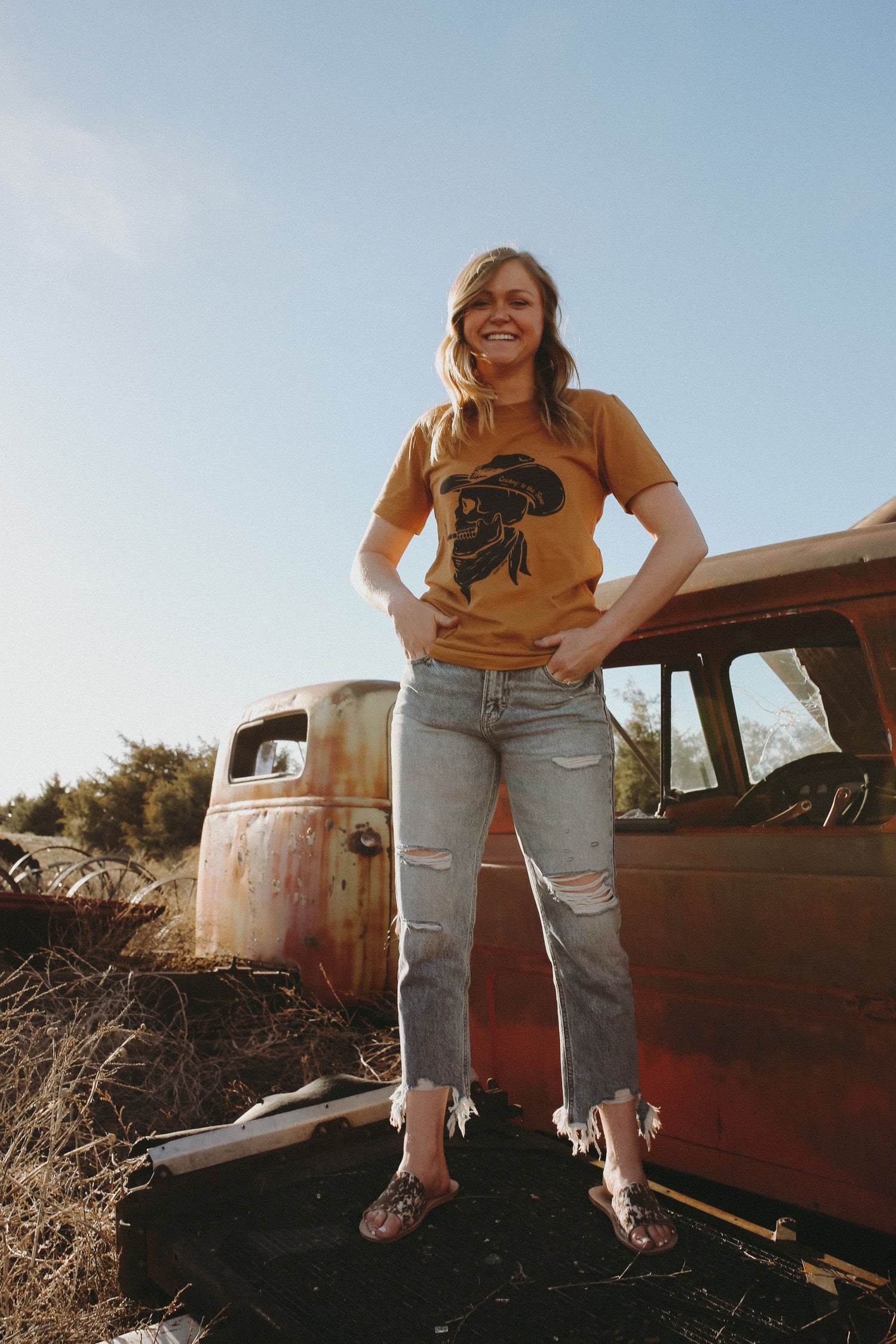 Cowboy To The Bone Tee