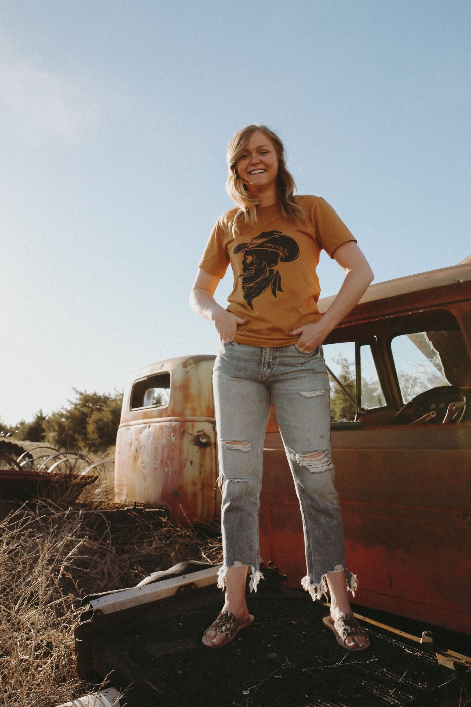 Cowboy To The Bone Tee