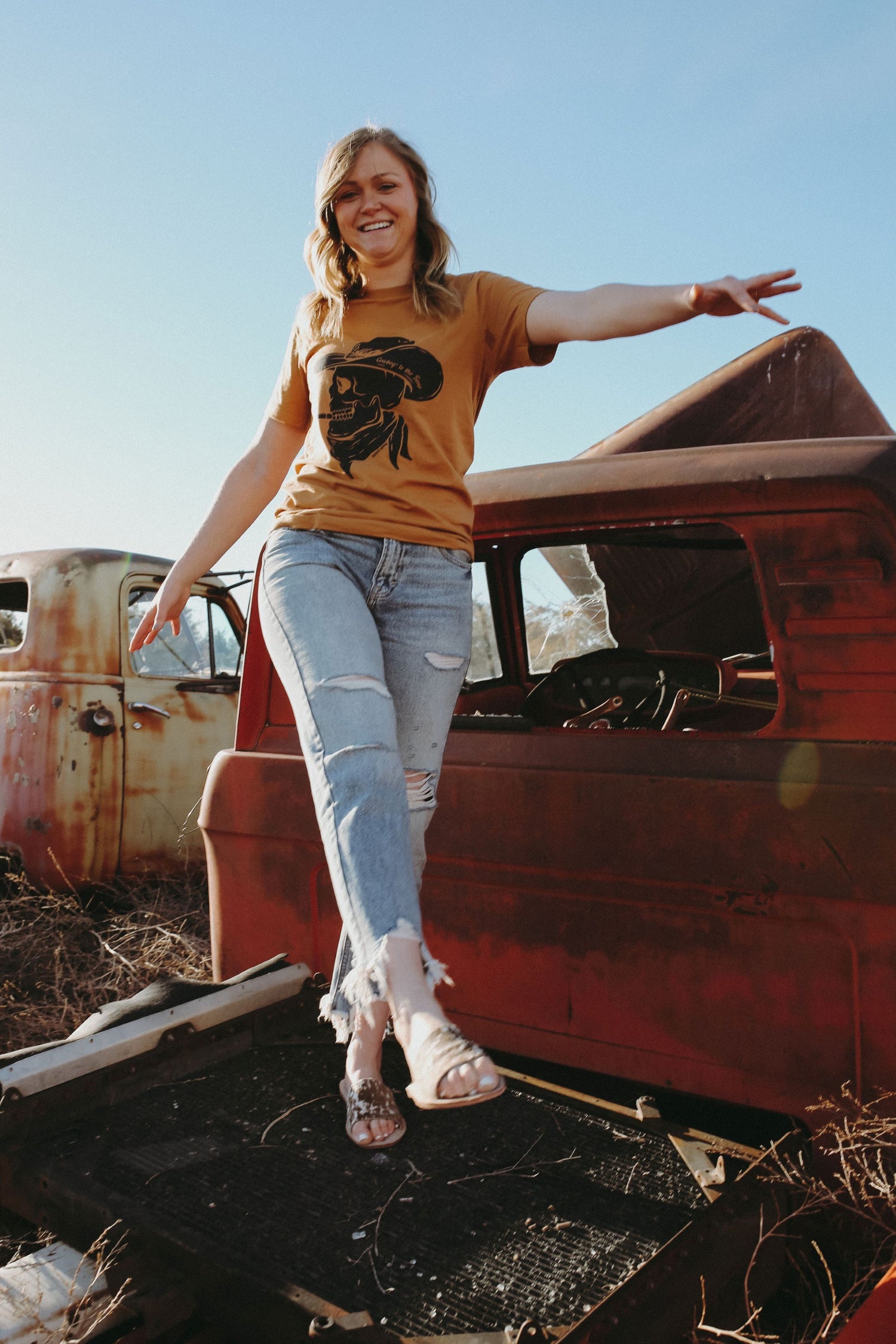 Cowboy To The Bone Tee