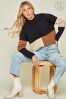 Black Mocha Block Sweater