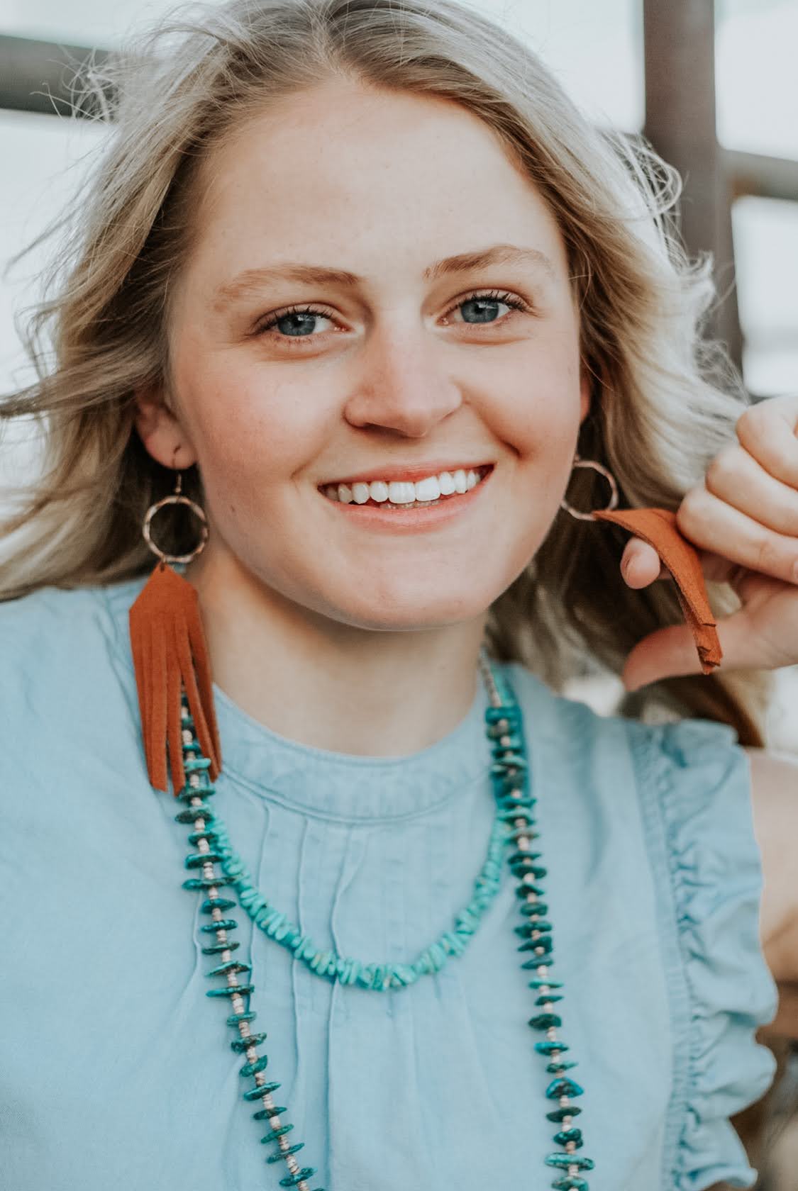 Suede Leather Fringe Earrings
