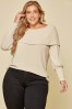 Taupe Long Sleeve Top