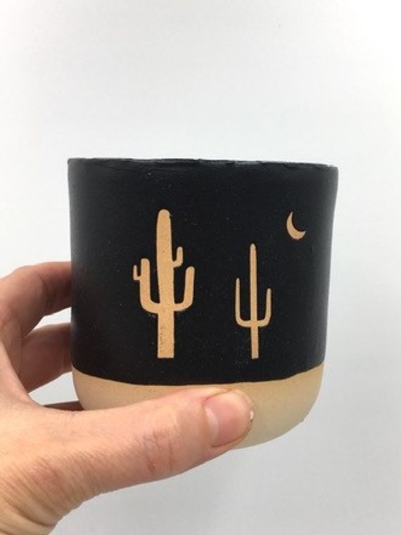Cactus in Moonlight Tumbler