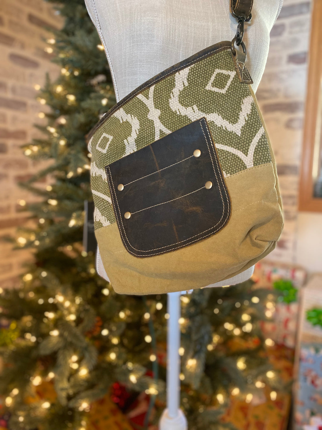 Arty Canvas Shoulder Bag