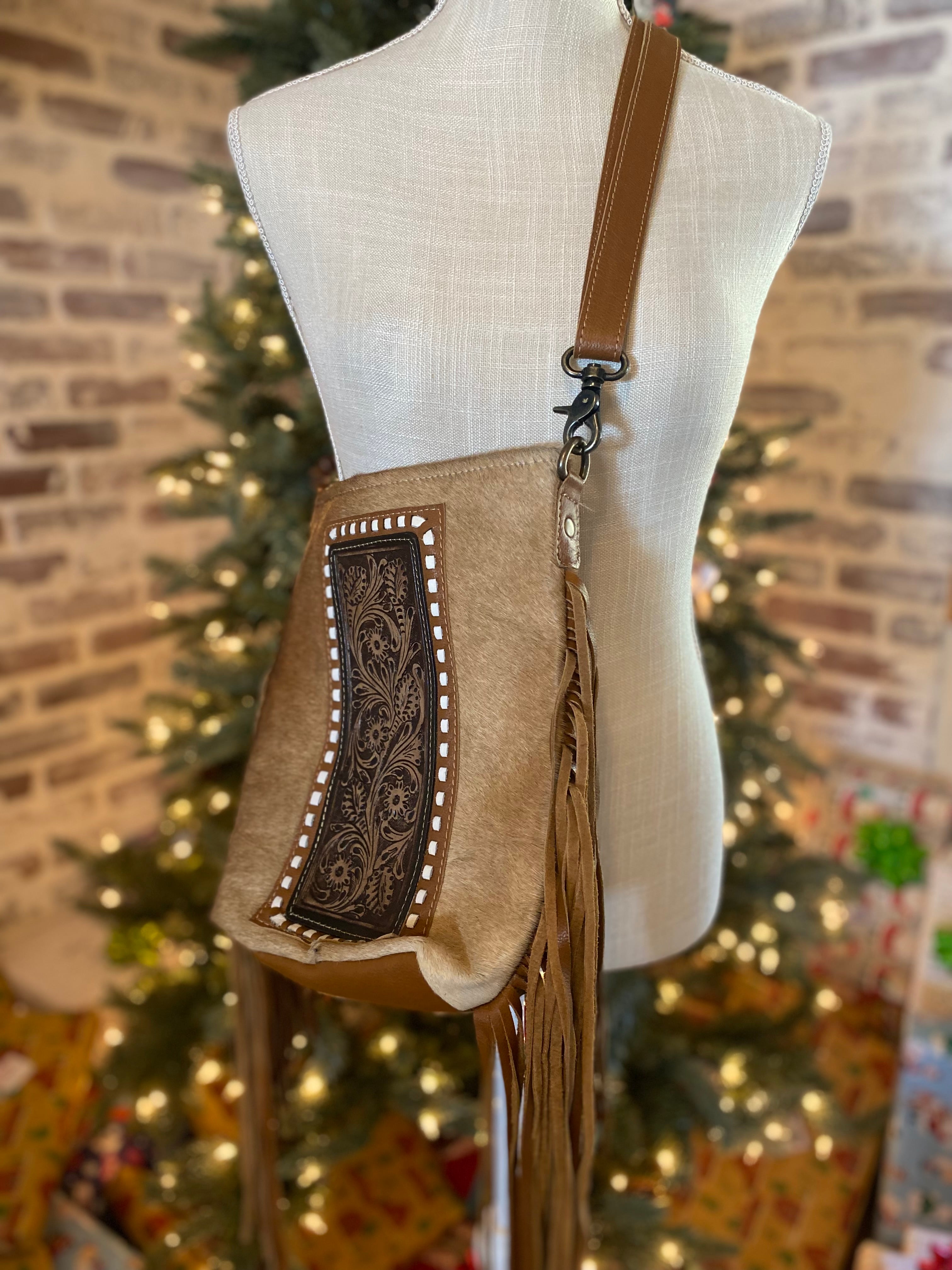 Ecdemo Hand-Tooled Bag