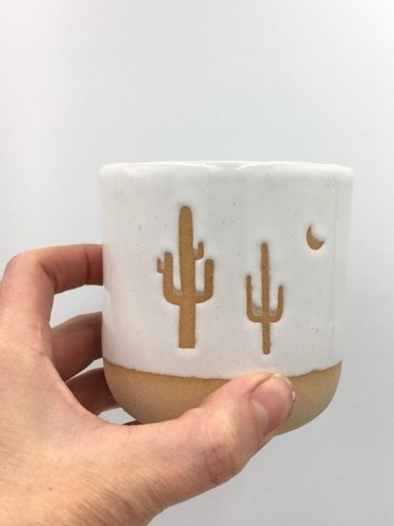 Cactus in Moonlight Tumbler