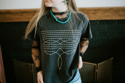 Cowboy Stitch Tee