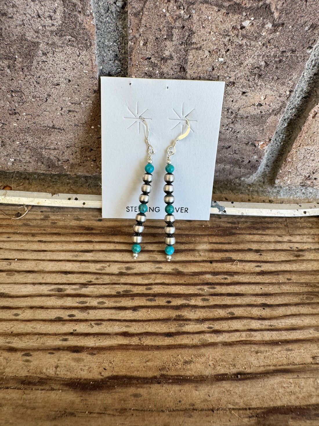 Dangle Navajo Turquoise Earrings