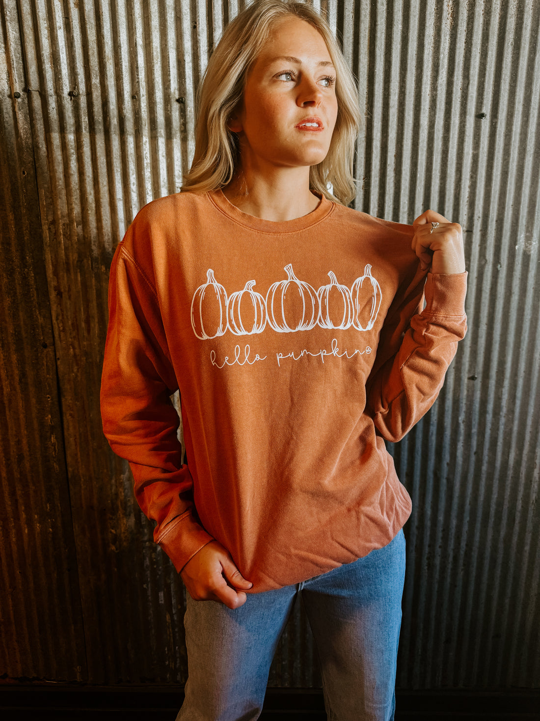 Hello Pumpkin Sweatshirt