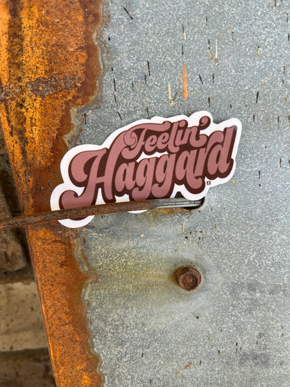 Feeling Haggard Sticker