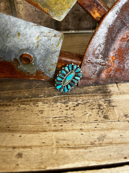 Silver &amp; Turquoise Ring