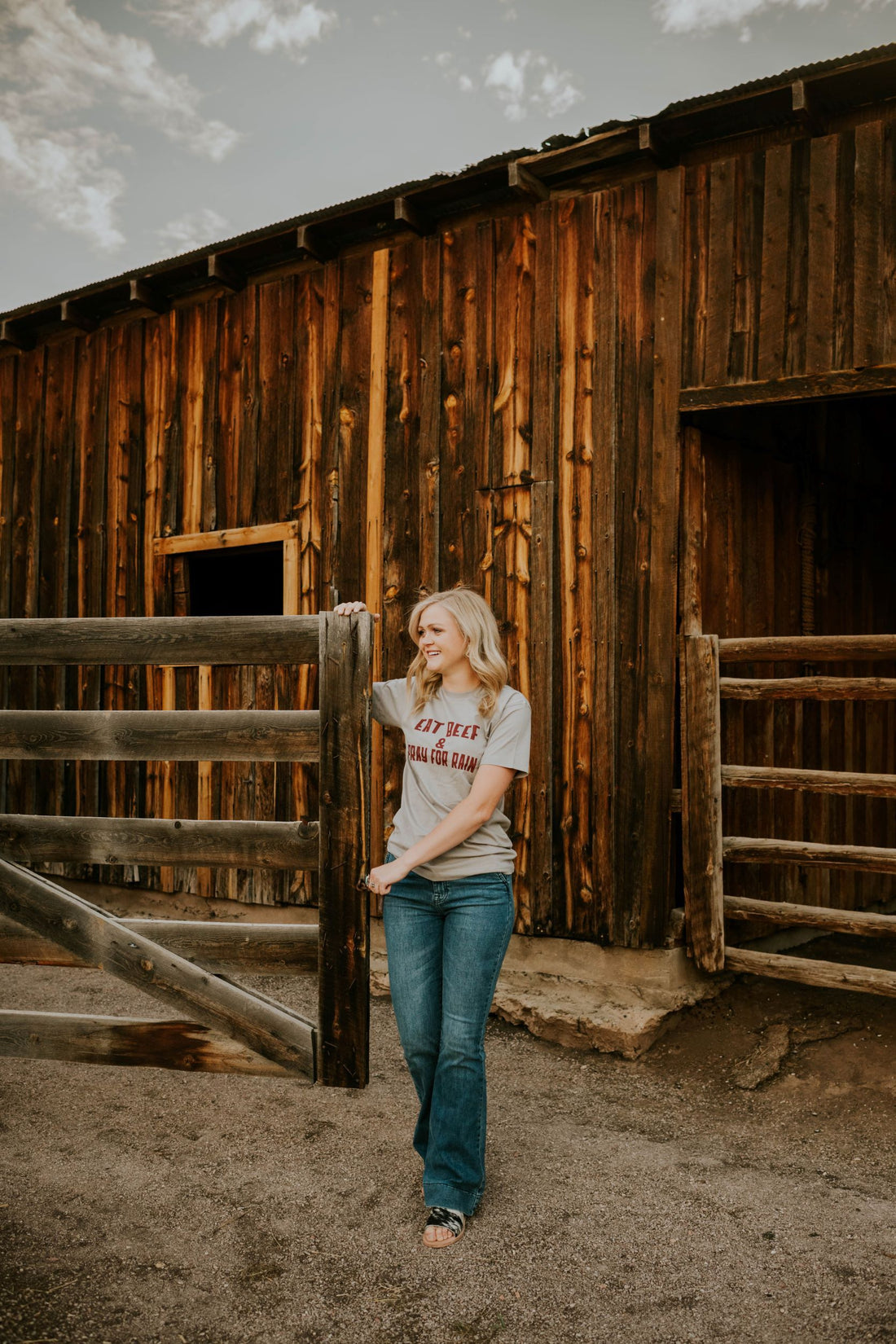 Eat Beef & Pray For Rain Tee