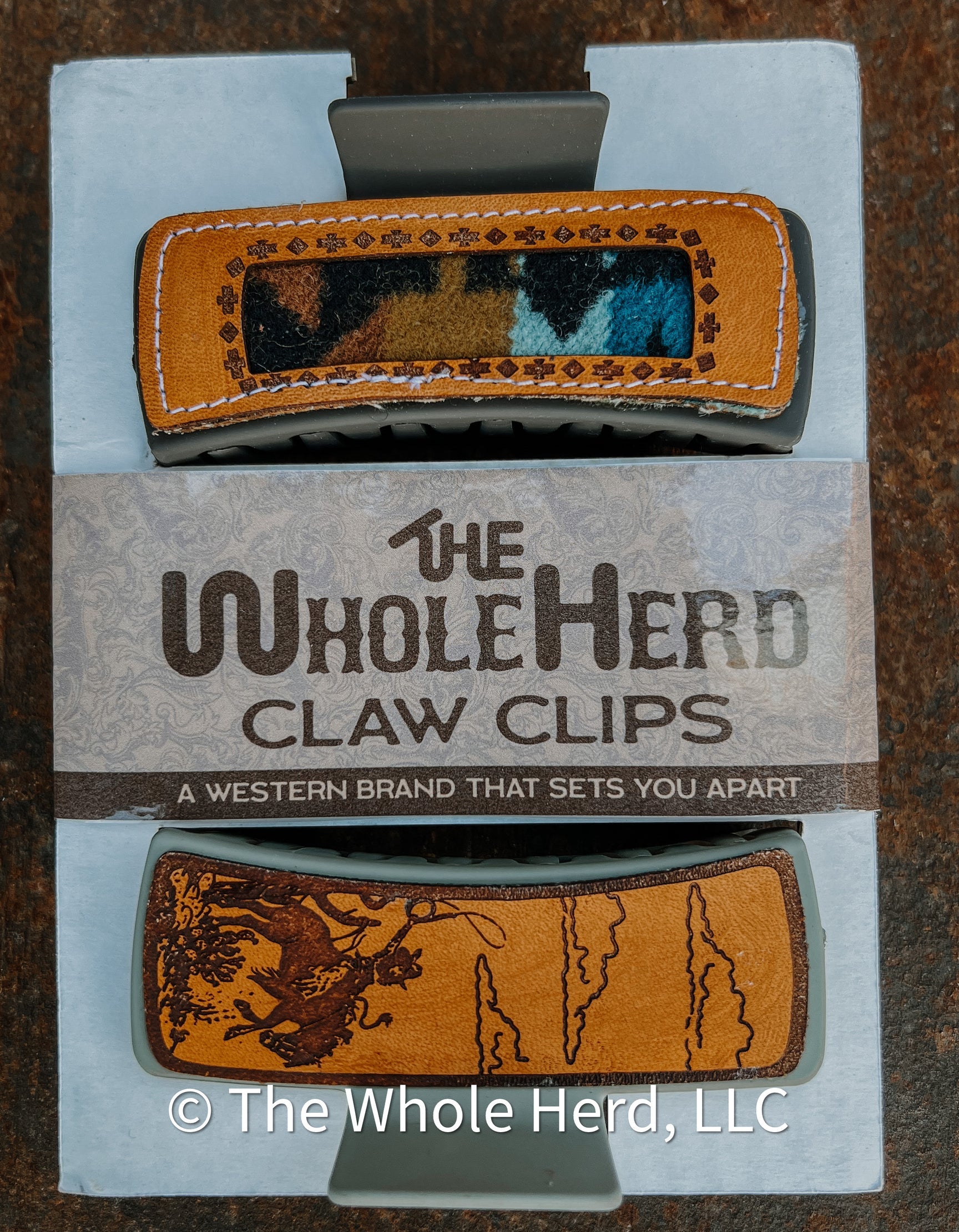 Leather Claw Clip
