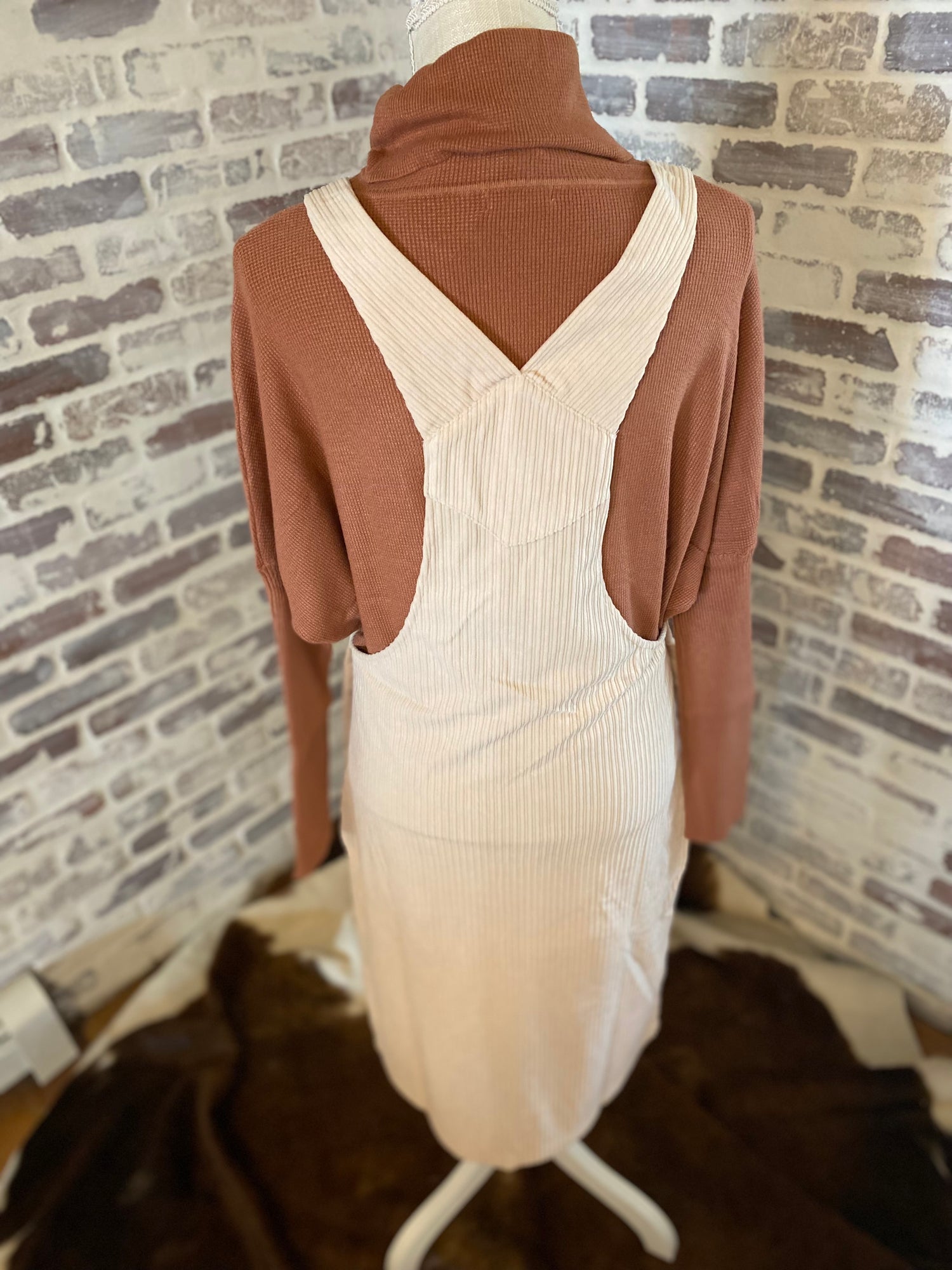 Corduroy Overall Dress