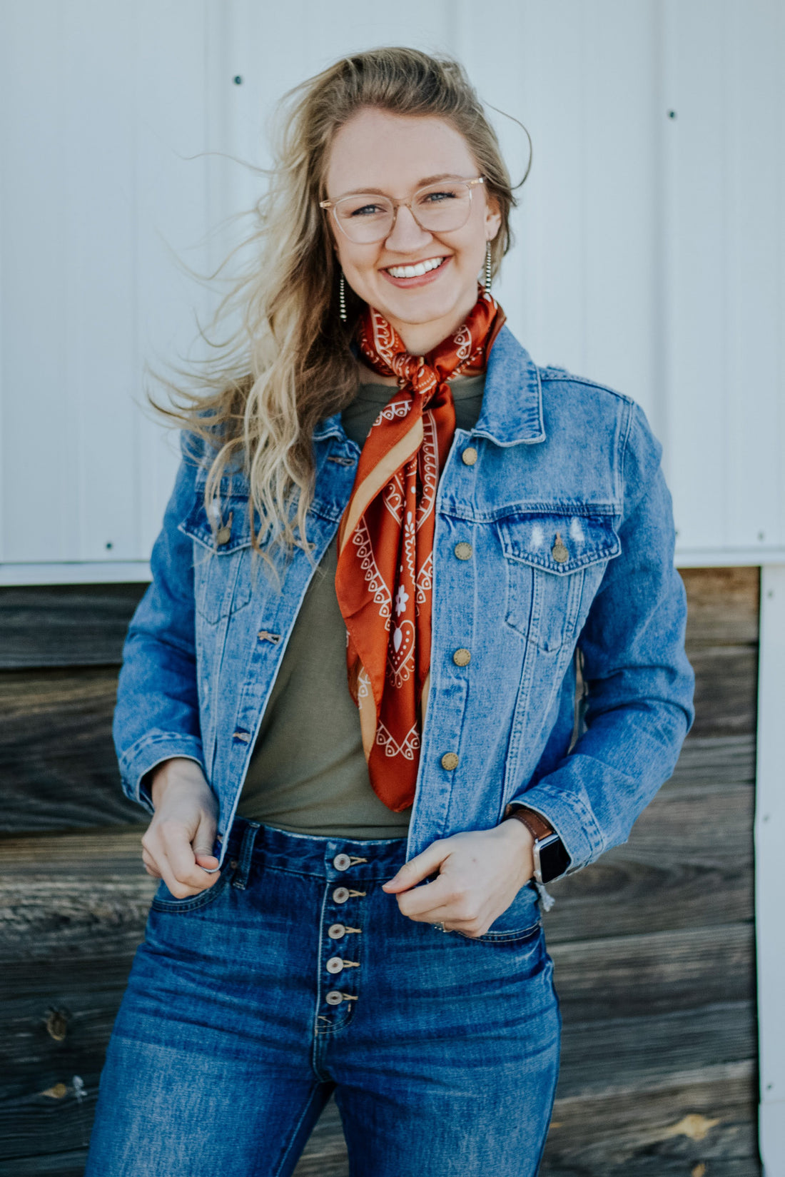 Distressed Denim Jacket