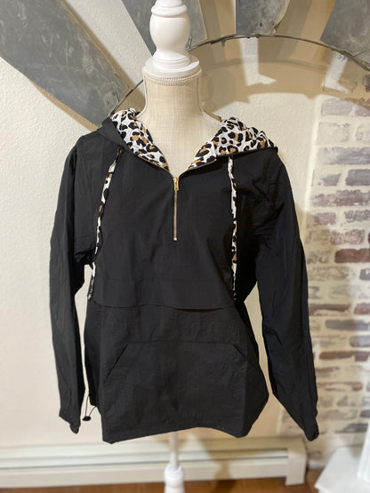 Leopard Print Windbreaker